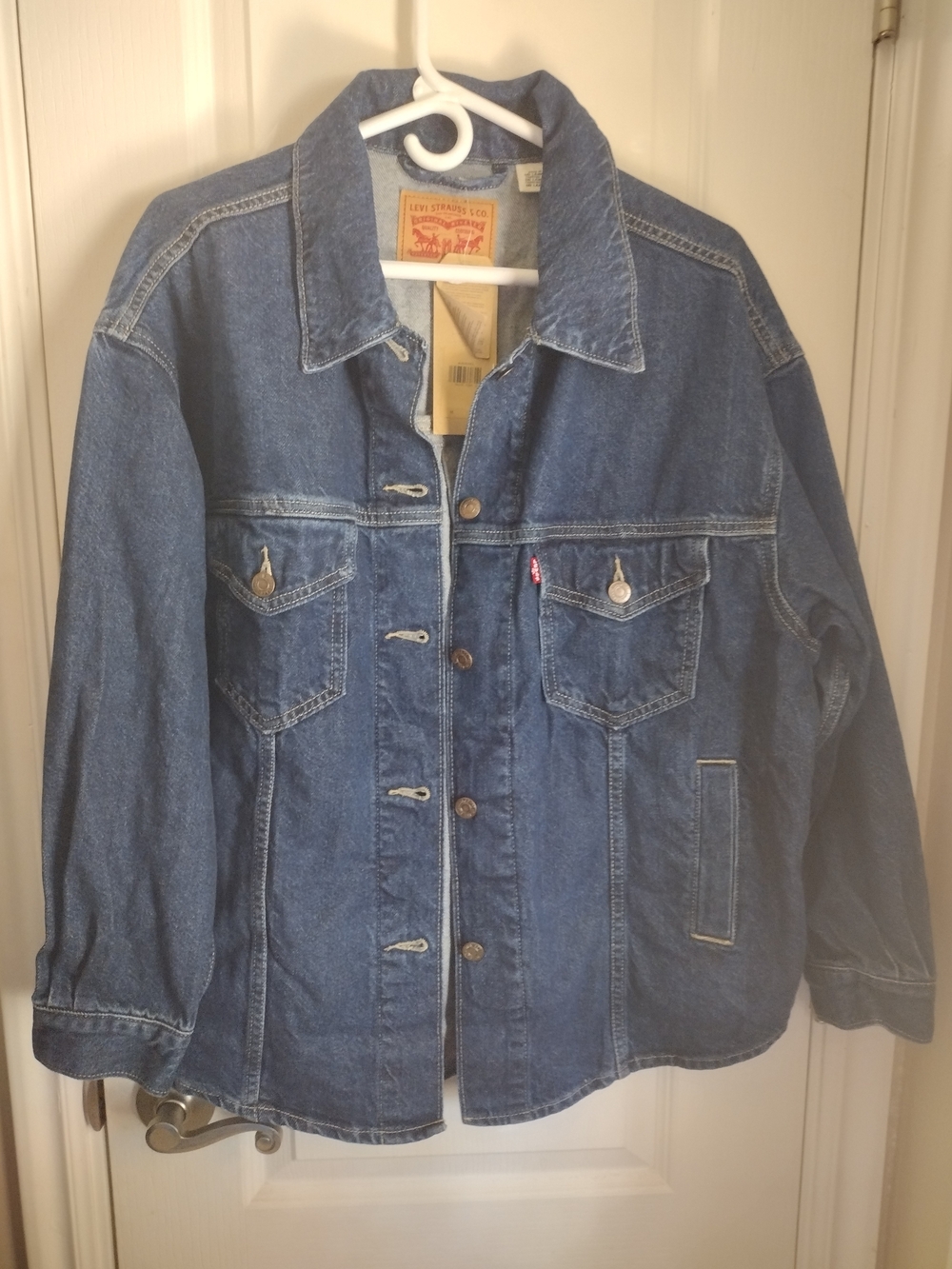 Levi's Women's Men's Blue Denim Jacket - Classic Trucker Style